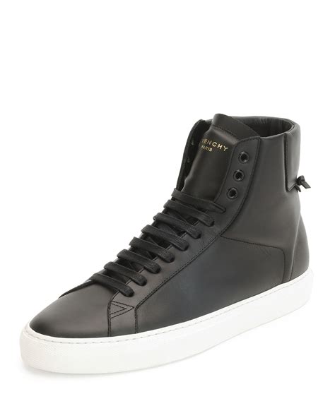 givenchy high top sneakers men|Givenchy men's black sneakers.